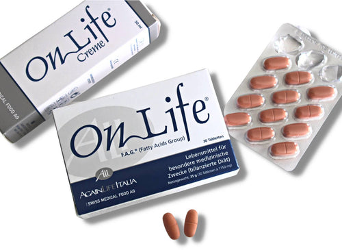 Onlife Tabletten und Creme Anwendung