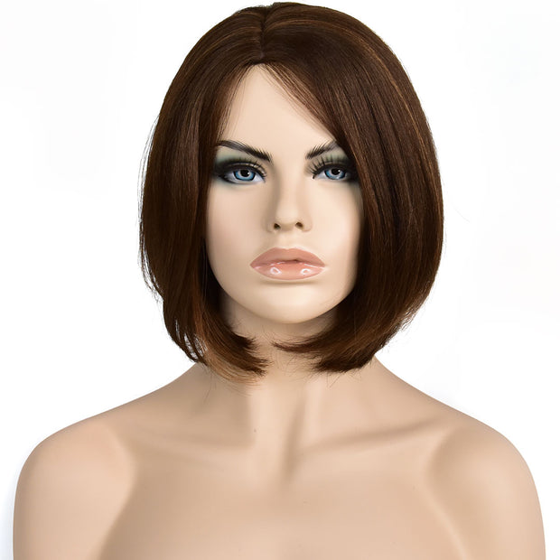 short light brown wig