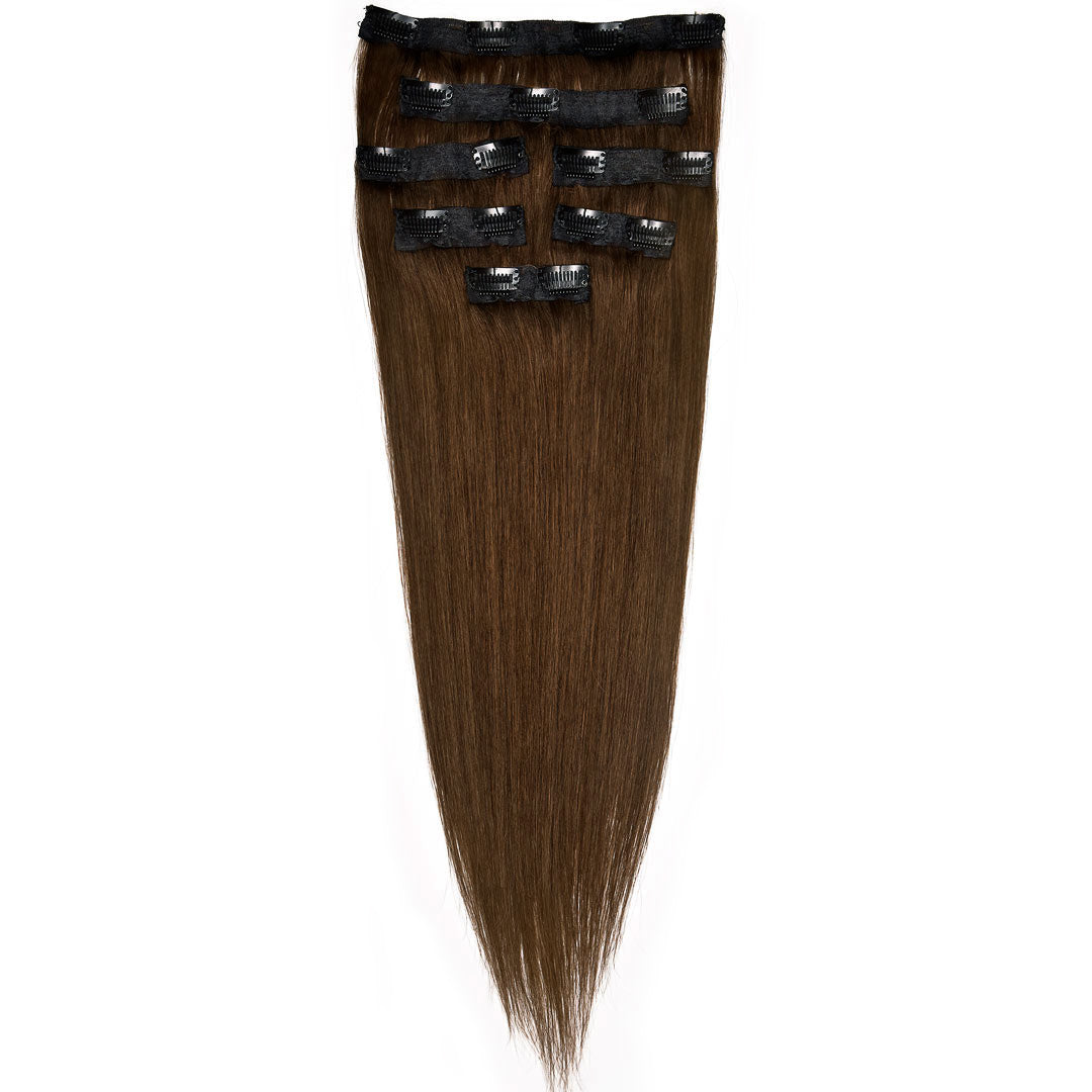AVERA #4 Brown Clip-In Hair Extension