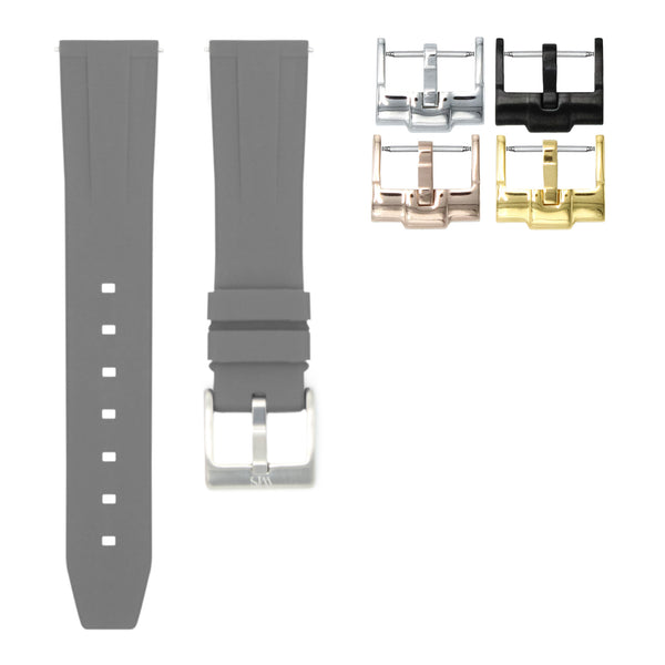 Forest Green Quick Release Rubber Watch Strap for Seiko