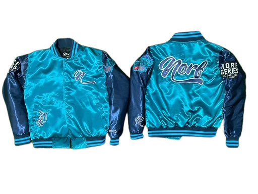 Signature Varsity Jacket - Baby Blue – N V L T Y