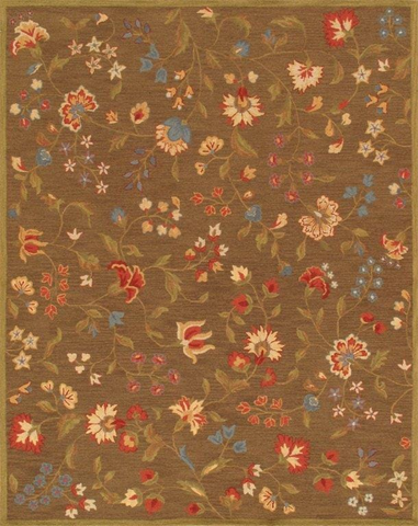 Agra Collection Hand-Tufted Lamb's Wool Area Rug