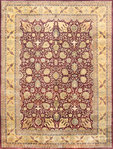 Burgundy Oriental Area Rugs