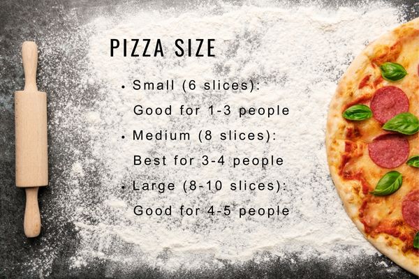 Pizza size