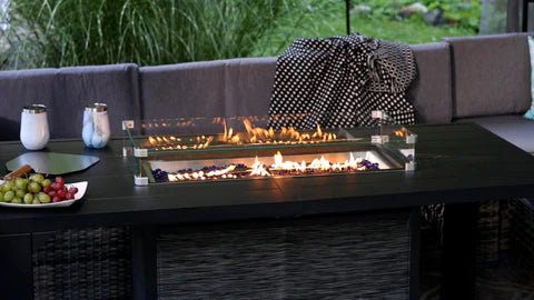 Pizzello 62.5 Inch Fire Pit Table