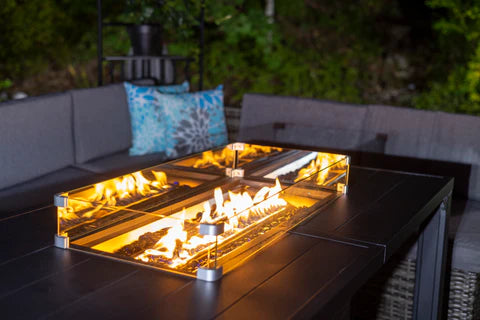 Pizzello Fire Pit Table Provides Secure