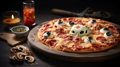 Spooky Halloween Pizza