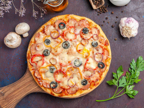 Mushroom Onion Pizza – Pizzello
