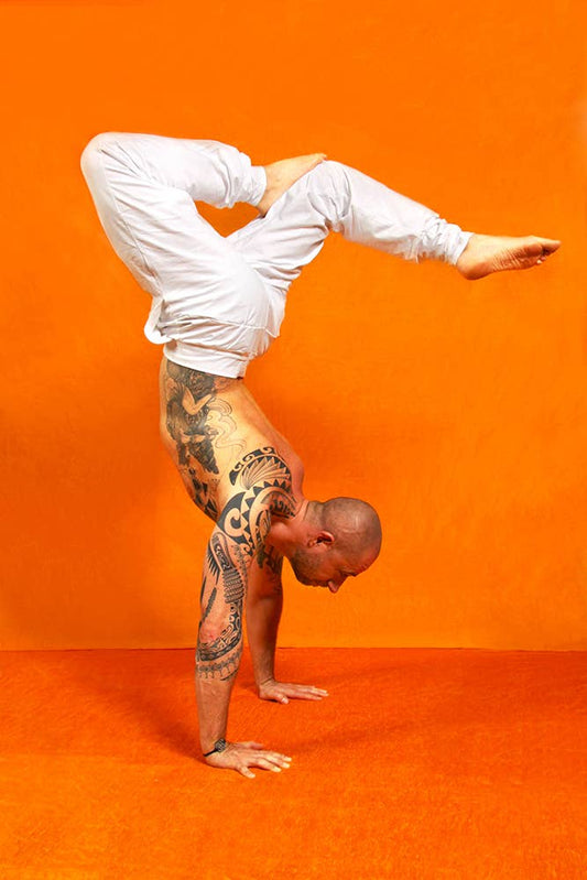 Mahan Pantalon Yoga homme, bordeaux