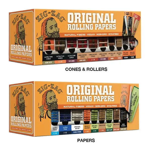 Zig Zag Rolling Papers Bundle Display