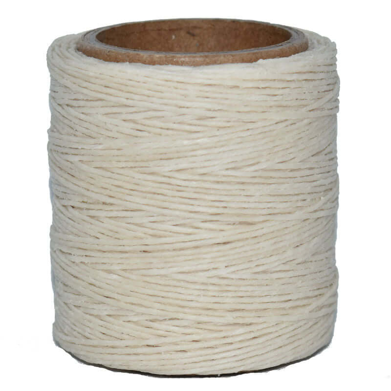 White Twisted Waxed Cord