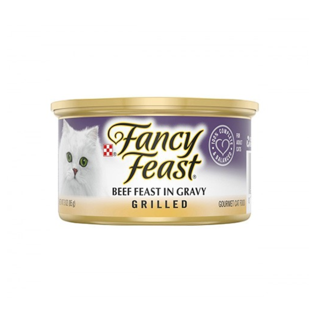 Fancy Feast Grilled Beef Feast in Gravy 85g-Fancy Feast-Catsmart-express