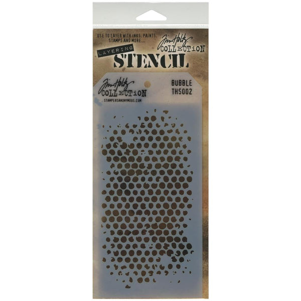 Tim Holtz Bubble Stencil