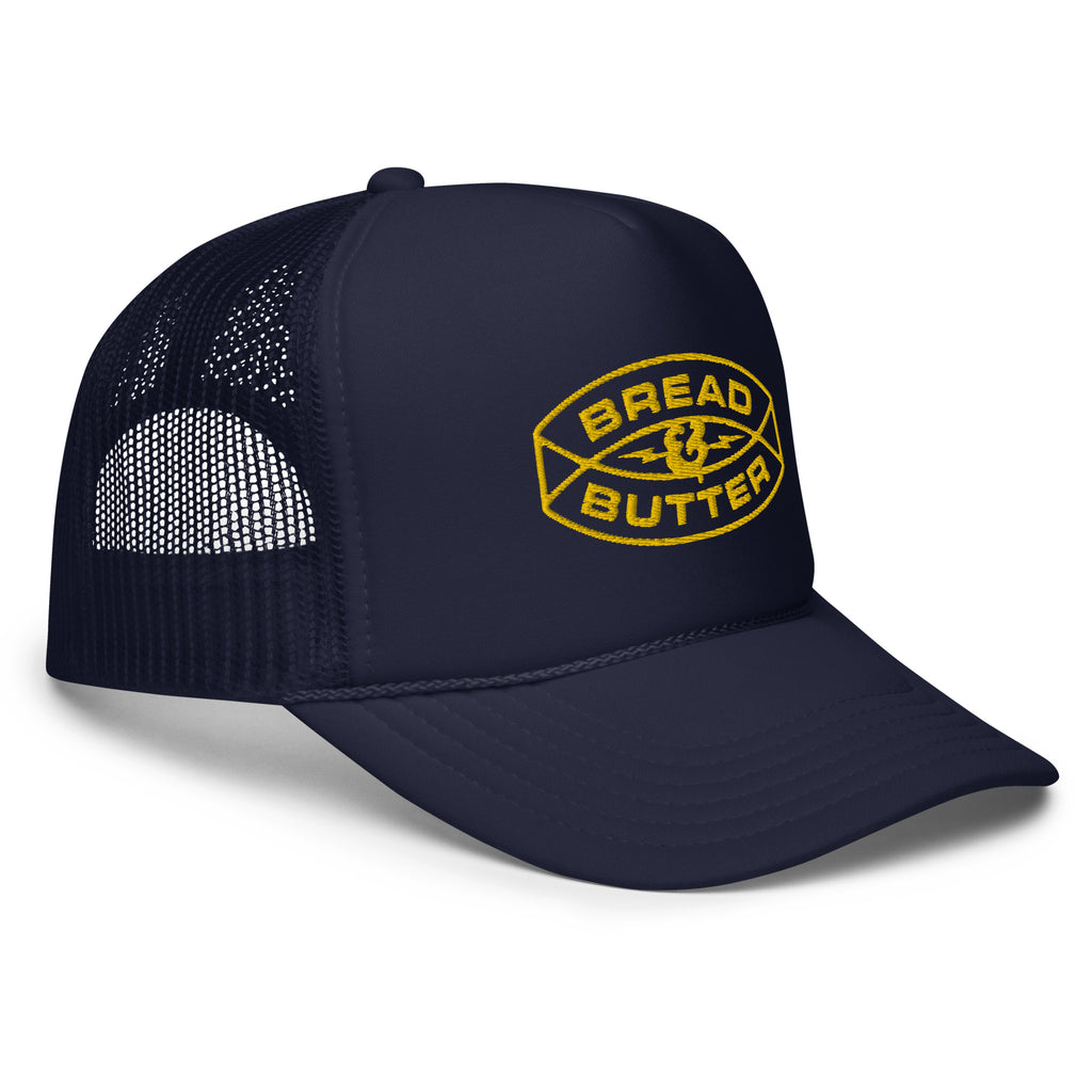 Ace Foam Trucker Hat Butter Pickleball Navy – Bread Company 