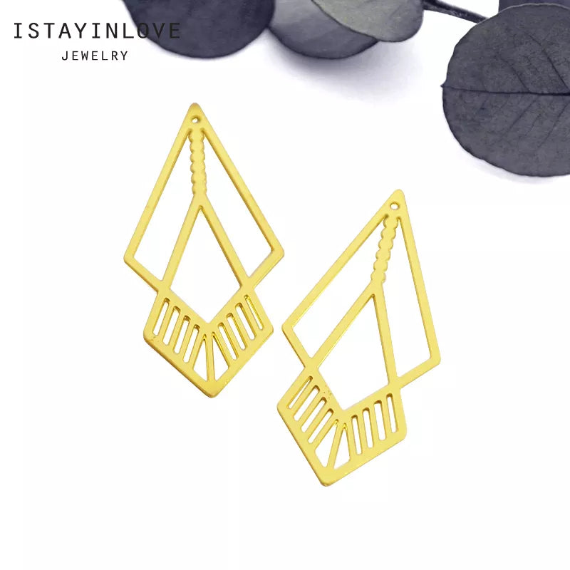 Raw Brass Charms for DIY Jewelry | Earrings, Necklaces, Bracelets