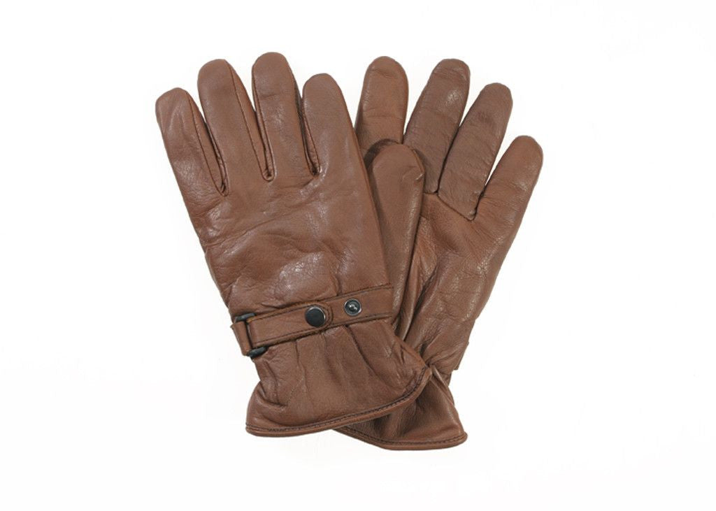 brown leather gloves womens