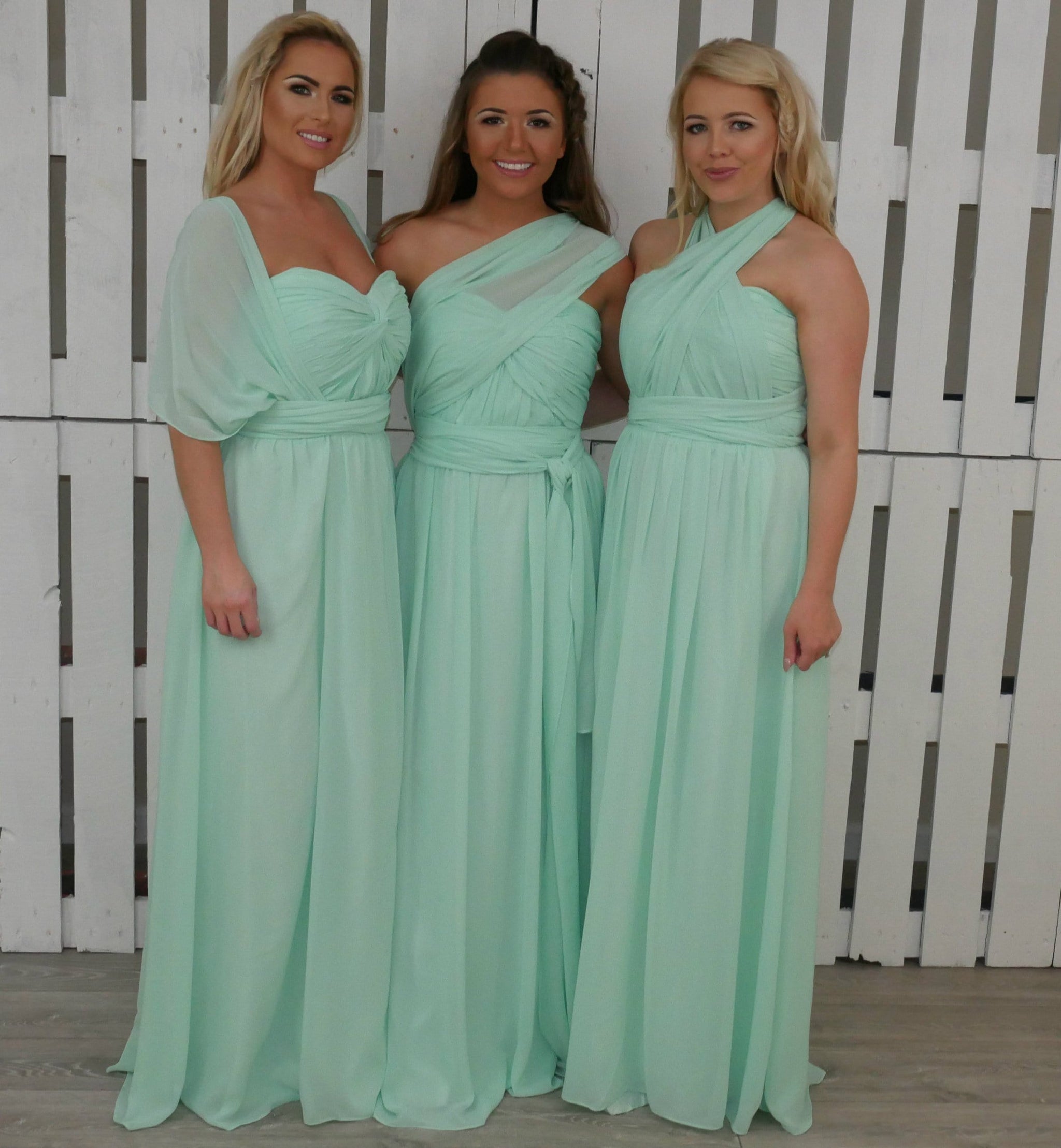 green multiway bridesmaid dress