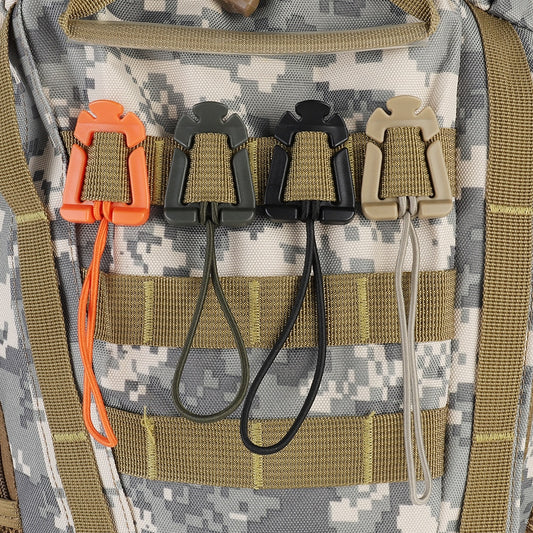 Hang All Your Woodlands Project Gear With These Molle Backpack Buckle Carabiner Clips.