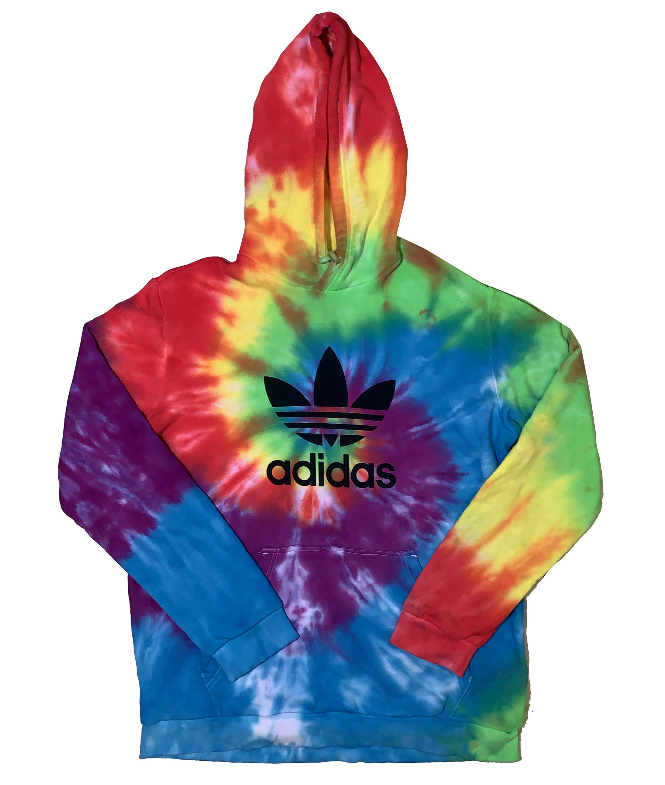 شق adidas rainbow hoodie 