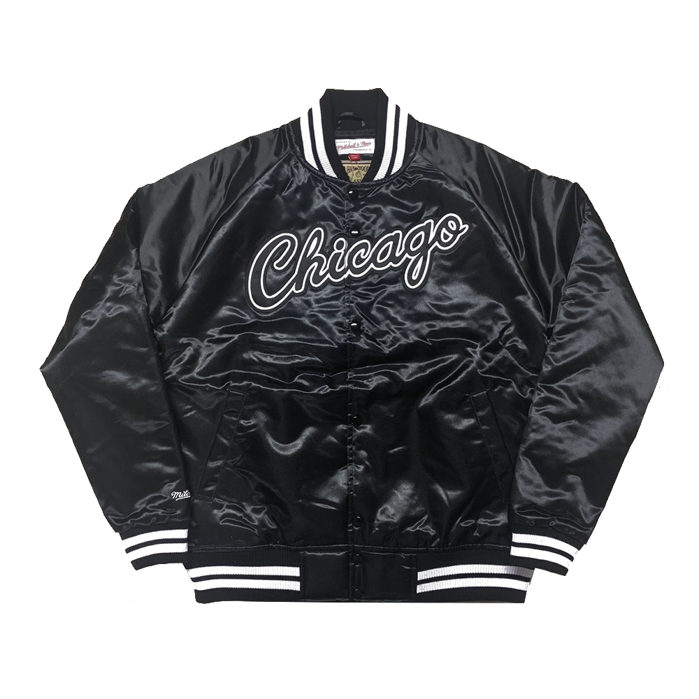 black chicago bulls jacket