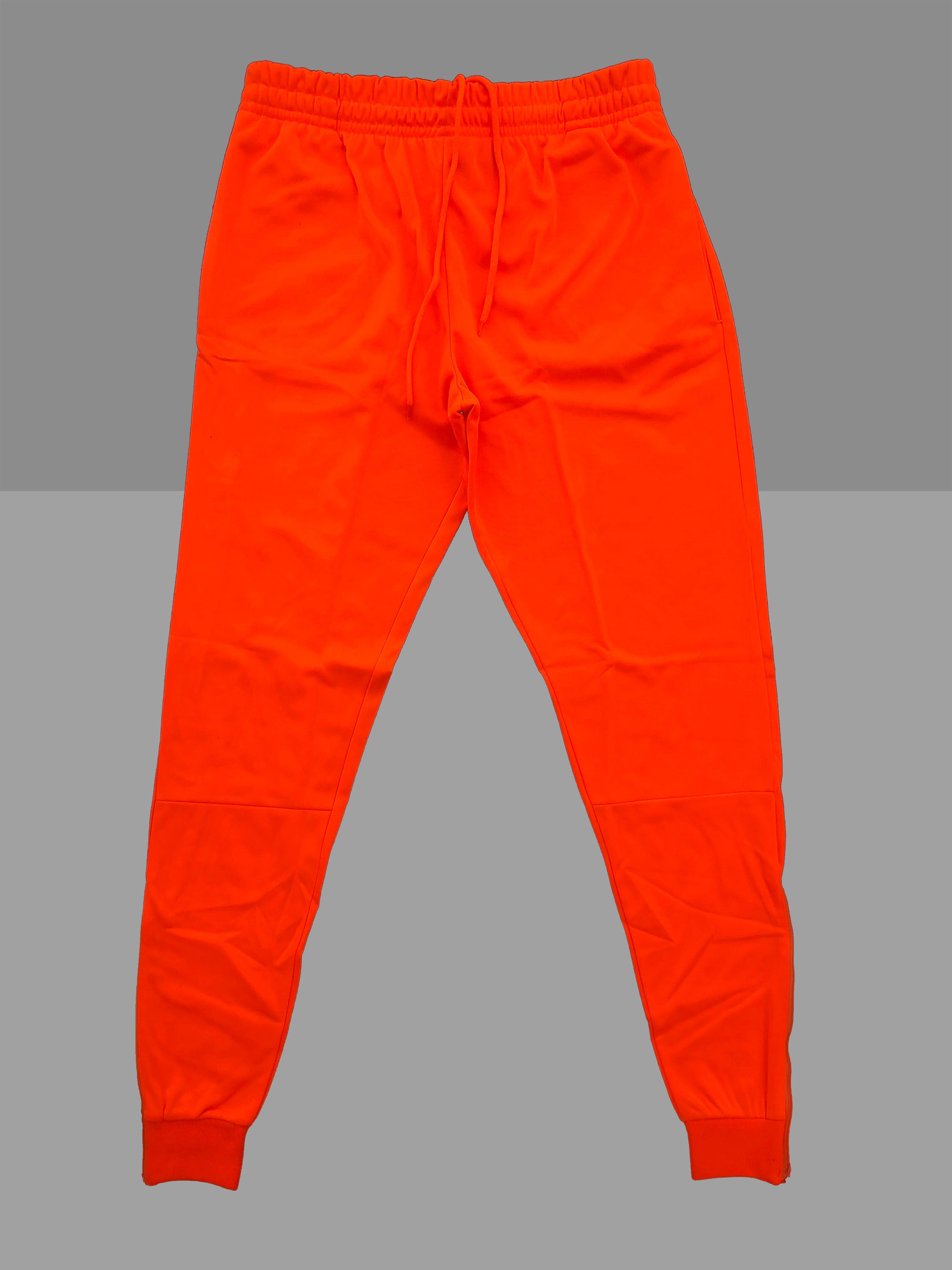 neon orange joggers