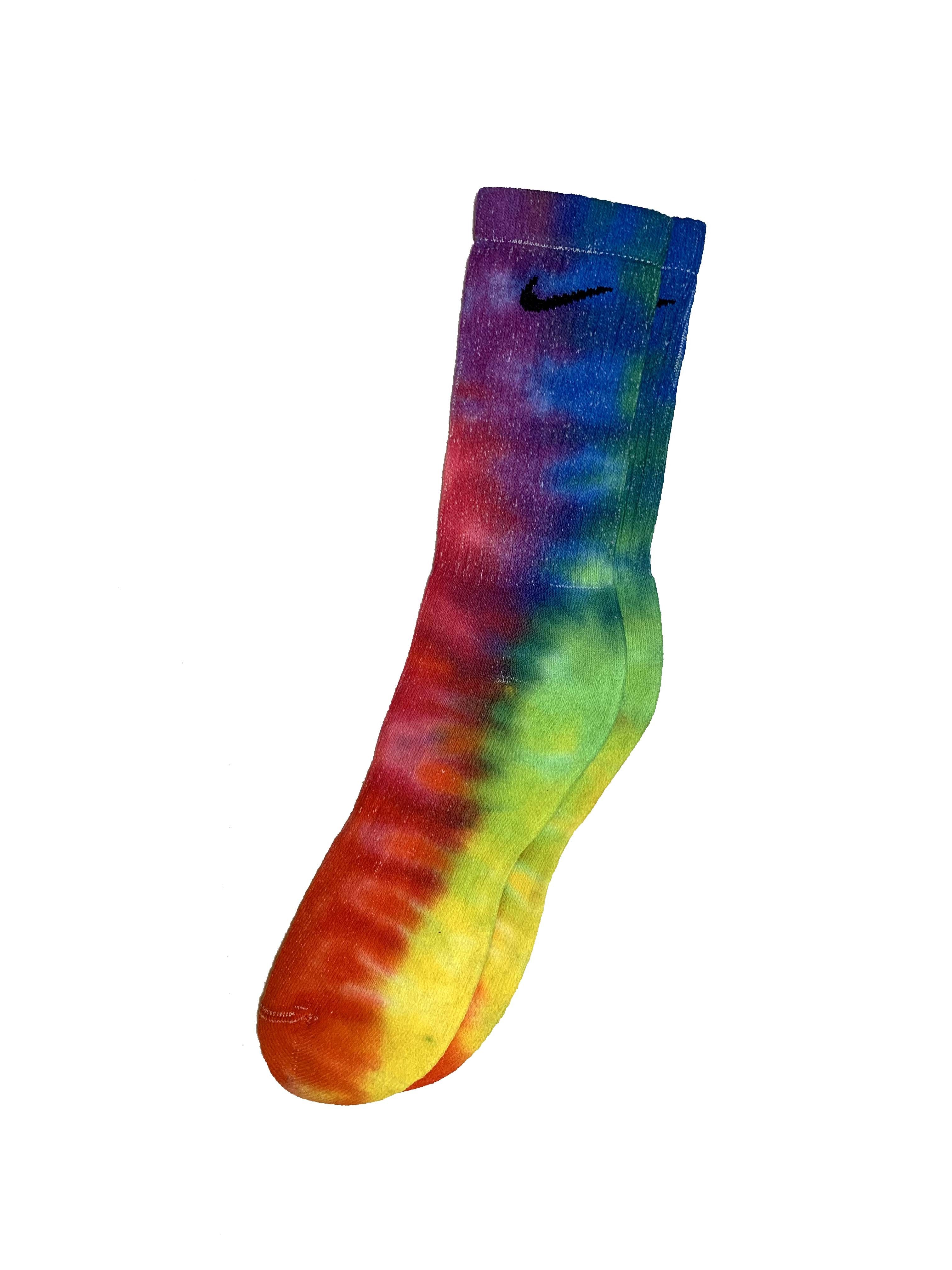 nike socks rainbow