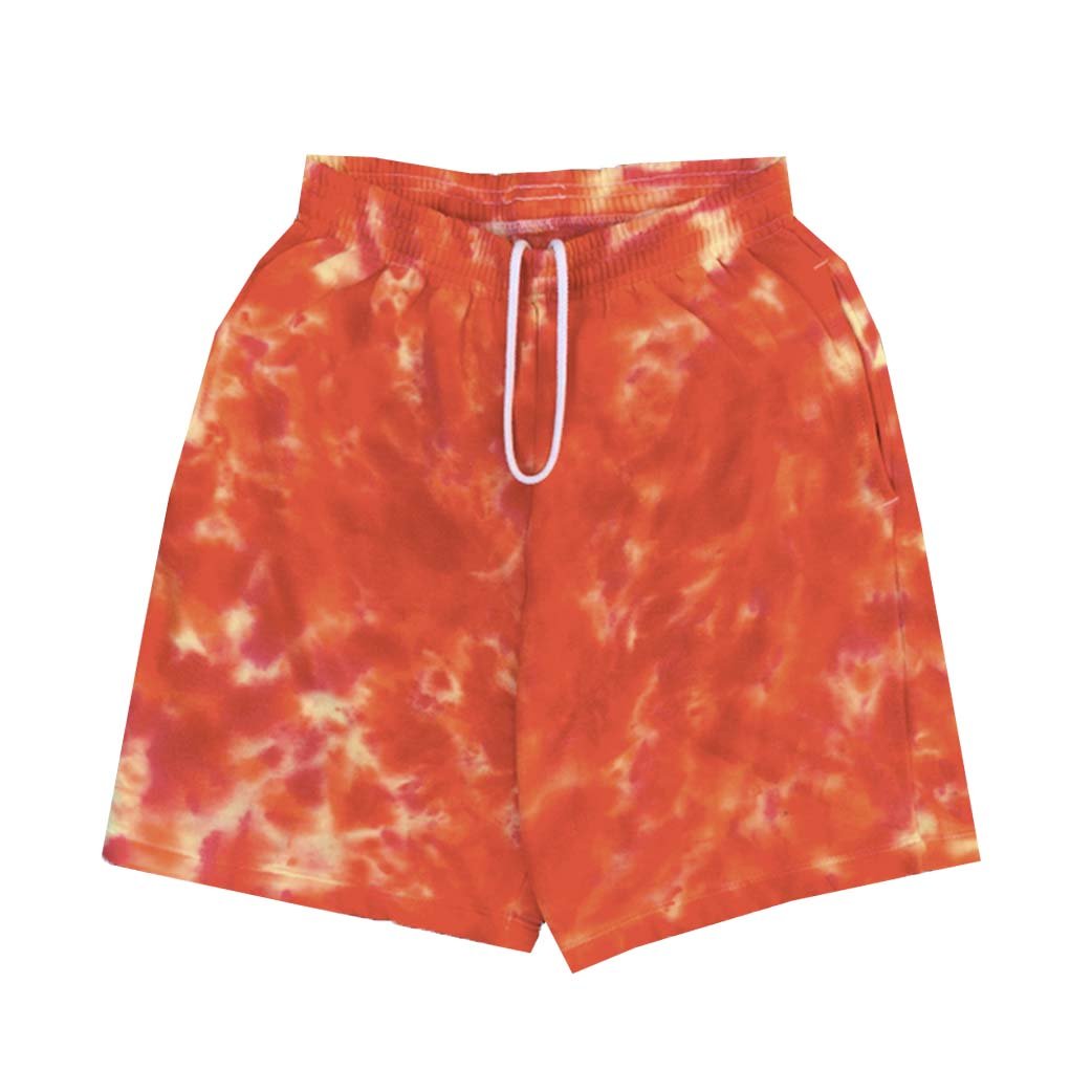 tie dye sweat shorts