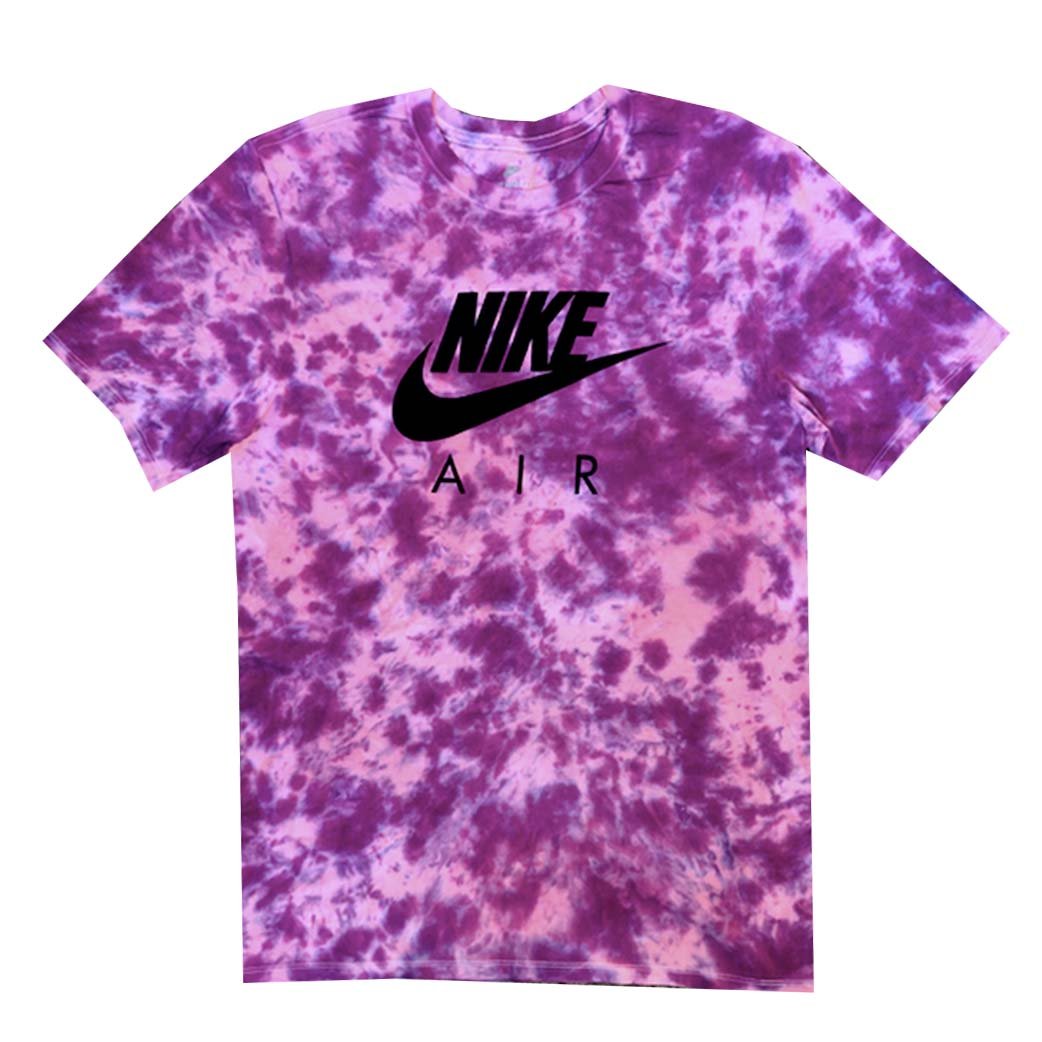 blue and purple nike shirt