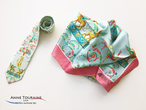 Custom scarves and ties by ANNE TOURAINE USA Custom Scarves and Ties