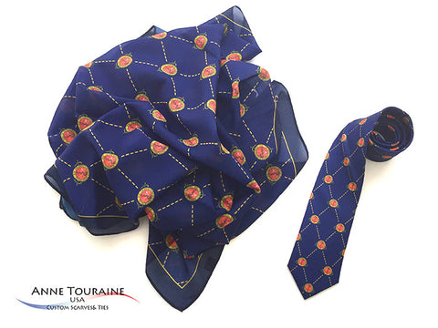 Custom scarf by ANNE TOURAINE USA Custom Scarf and Tie