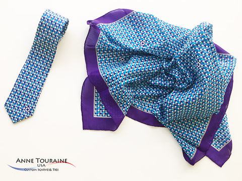 Custom scarf and tie by ANNE TOURAINE USA Custom Scarves and Ties