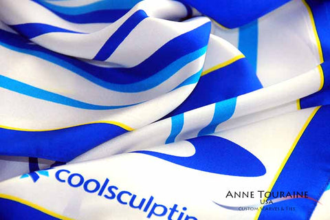 custom scarves and ties by ANNE TOURAINE Custom Scarves and Ties: a unique creation for COOLSCULPTING