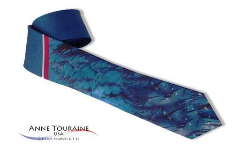 Custom ties for airlines by ANNE TOURAINE USA Custom scarves and Ties