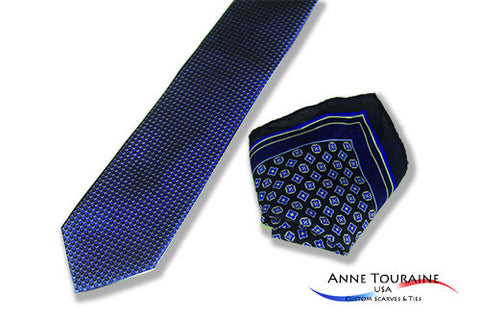 Fan-of-customized-pocket-squares-with-customized-ties