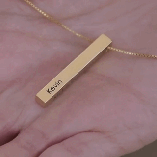 Custom Engraved Mama Bar Necklace - Heartfelt Tokens