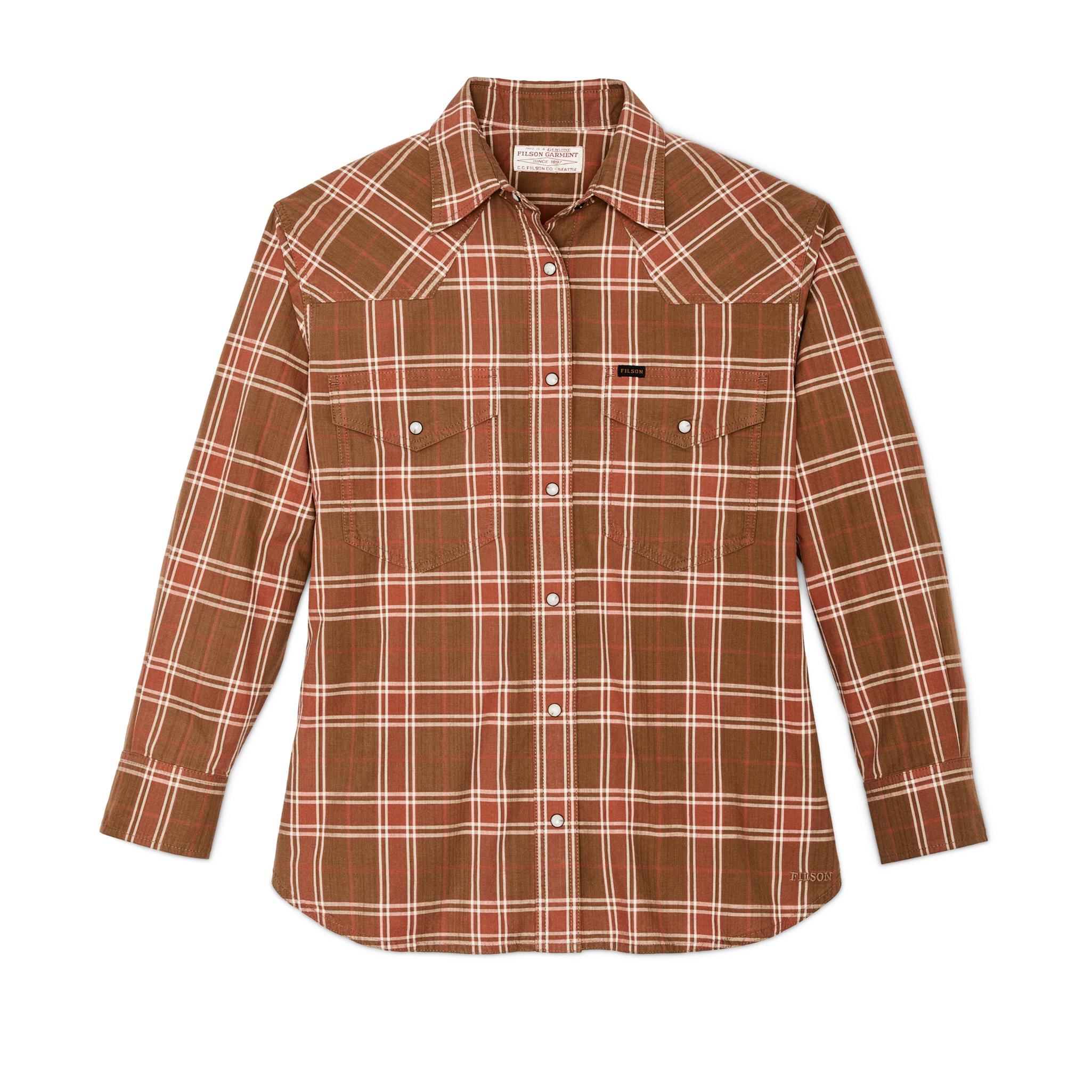 image of Women's Western Flannel Shirt - Clay Dust