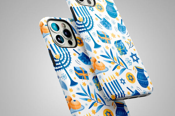 Hanukkah-themed phone case