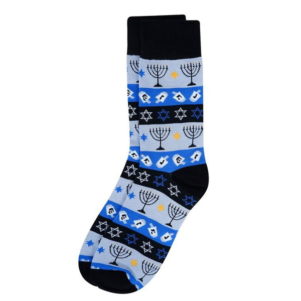 Hanukkah-themed socks