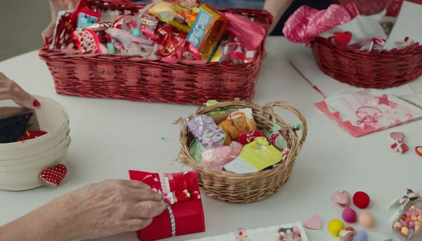 how to make valentines gift basket