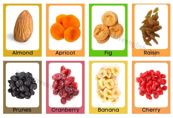 Types of Dried Fruits