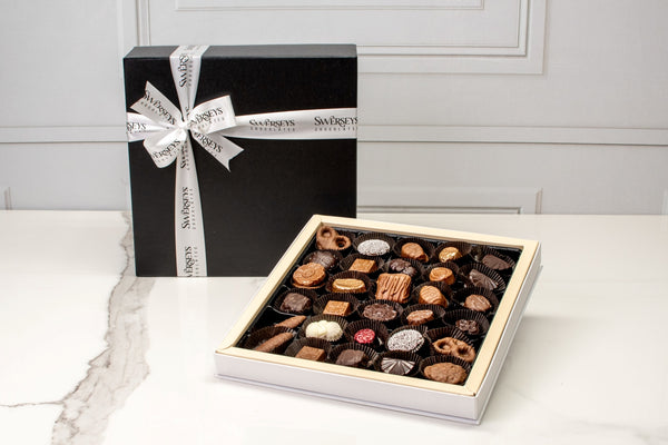 Happy Birthday Black Chocolate Gift Box