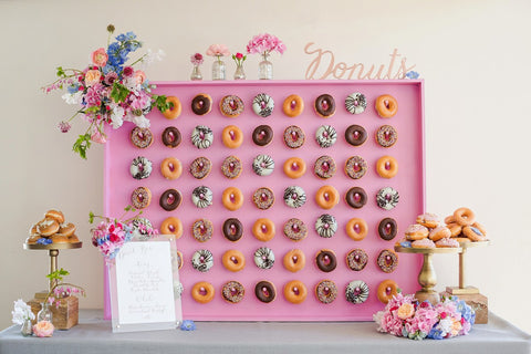 All You Need is Love and Donuts | Donut Wall Inspiration | Party with Pink Poppy Blog