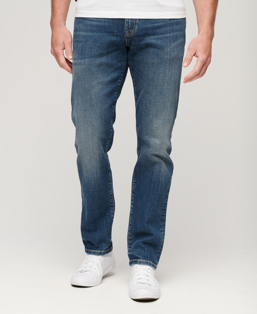 Vintage Slim Straight Jean | Mercer Mid Blue – Superdry