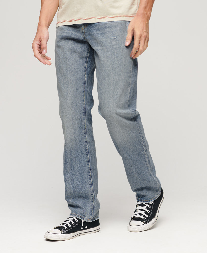 Vintage Straight Jeans | Montana Bay Bleach Blue – Superdry