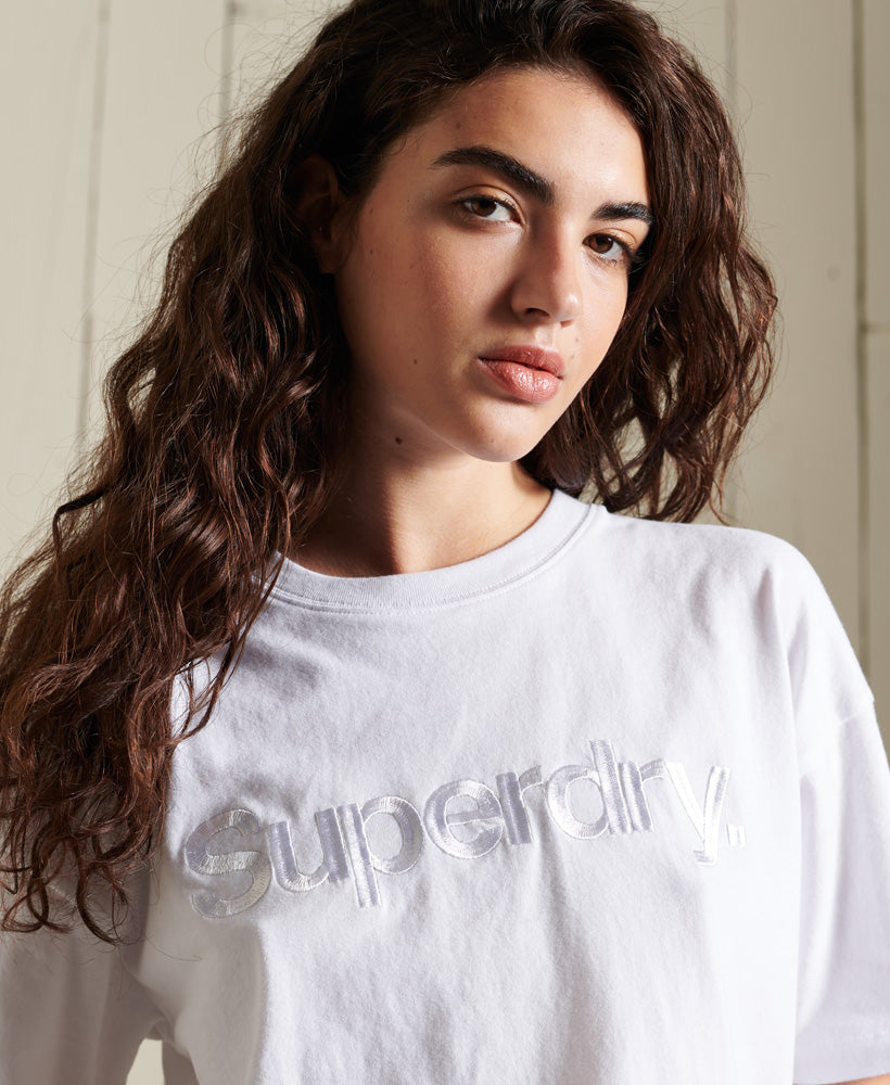 Core Logo Source T Shirt | Optic – Superdry