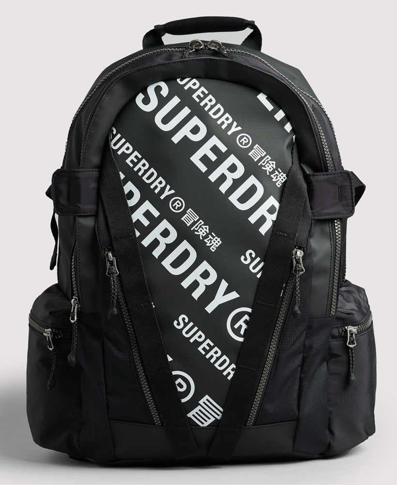 Code Mountain Tarp Backpack | Black/Optic Aop – Superdry