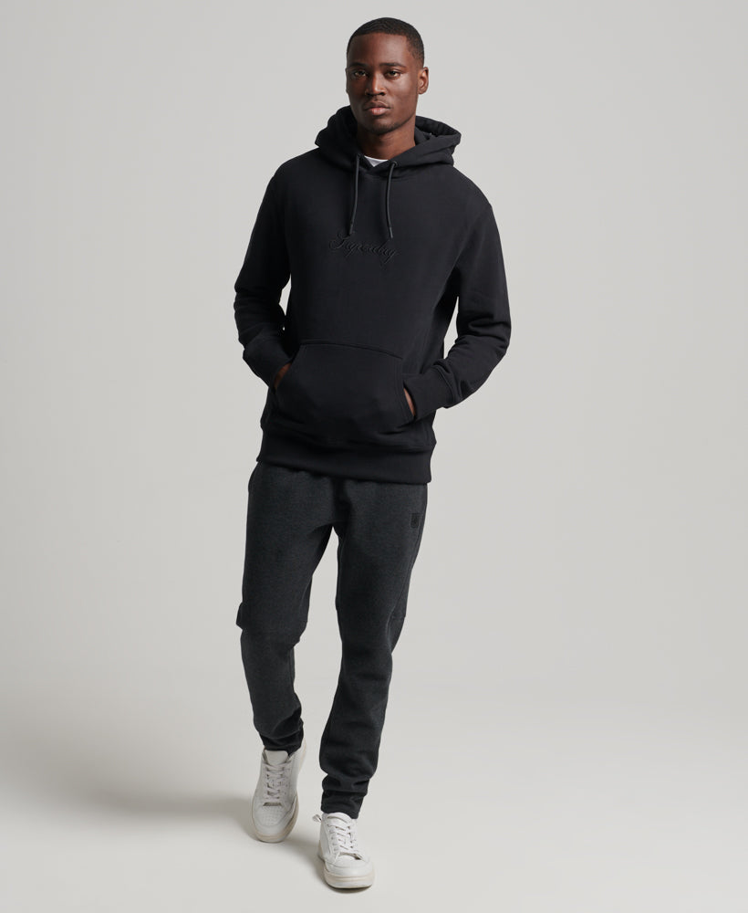 Logo Heritage Hoodie | Black – Superdry