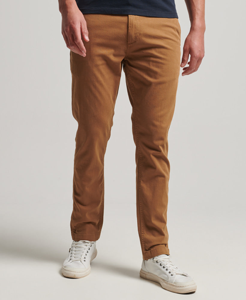 Officers Slim Chino Pants | Sandstone – Superdry