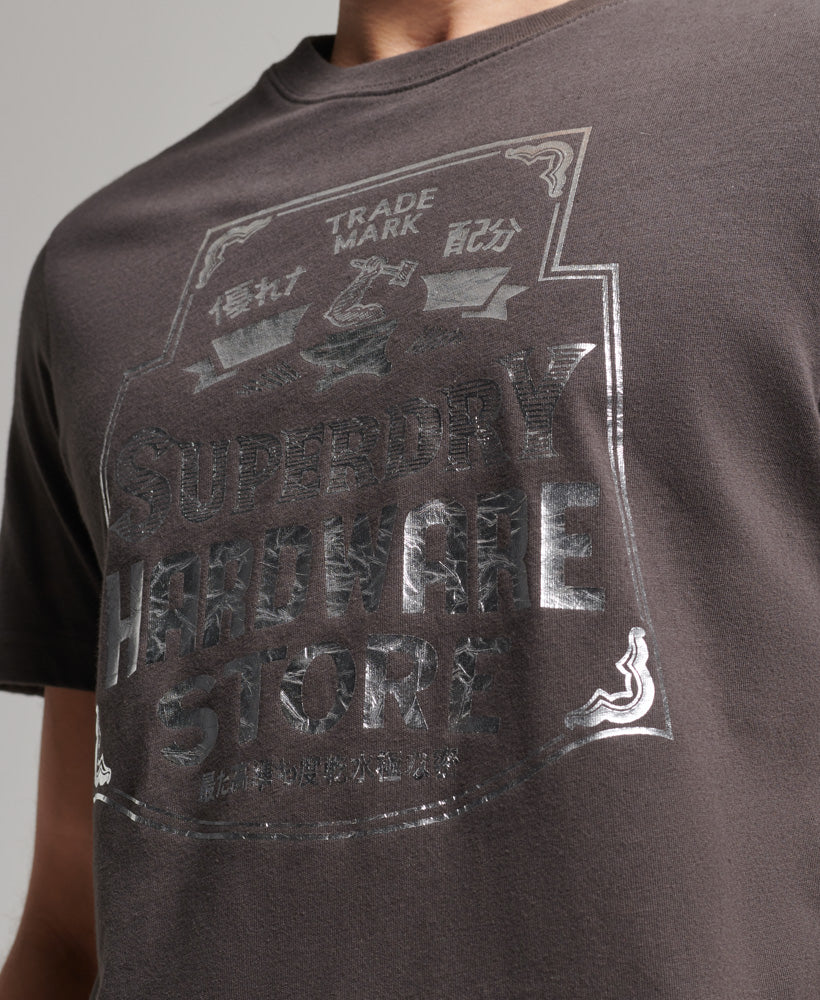 Vintage Logo Real Original Superdry Slub Dark Overdyed | T-Shirt – Olive