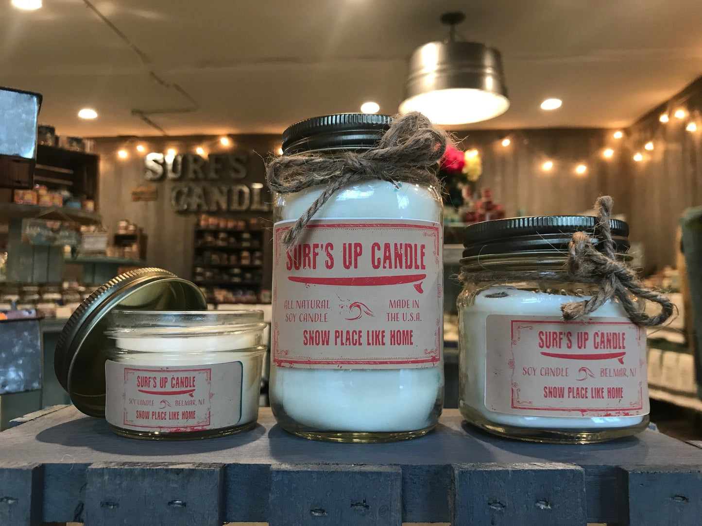Snow Place Like Home Mason Jar Candle - Original Collection